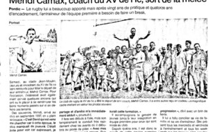 Belle article Ouest-France de Mehdi Camax !